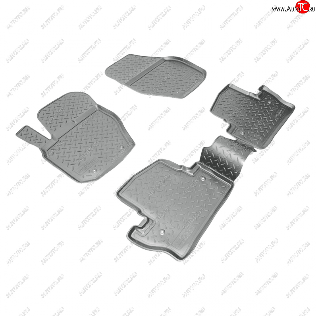 3 369 р. Коврики салонные Norplast  Volvo S60  FS седан (2010-2013) дорестайлинг (серый)  с доставкой в г. Пермь