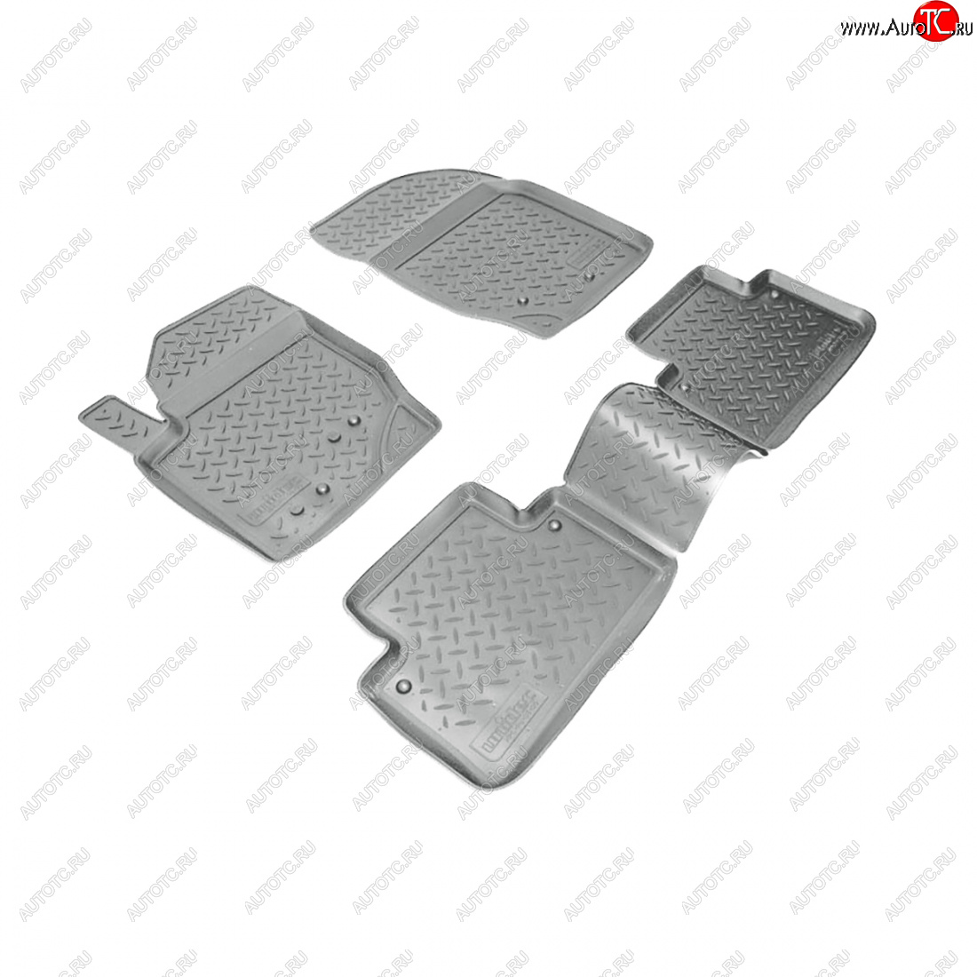 3 589 р. Коврики салонные Norplast  Volvo XC90  C (2002-2006) дорестайлинг (серый)  с доставкой в г. Пермь
