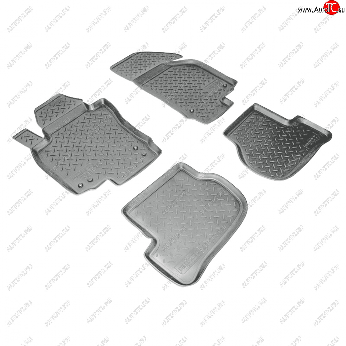 2 759 р. Коврики салонные Norplast  Volkswagen Golf  6 (2008-2014) хэтчбэк 5 дв. (серый)  с доставкой в г. Пермь