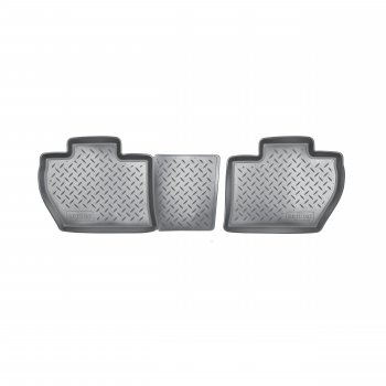Коврики салонные (зад) Norplast CITROEN Berlingo  B9 (2015-2022) рестайлинг (черный)