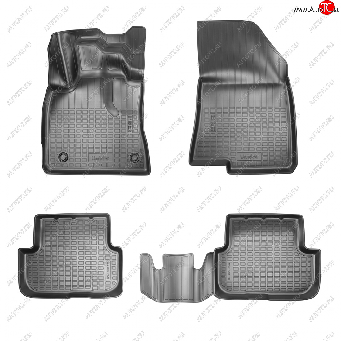 2 249 р. Коврики салонные Norplast  Dacia Sandero  BJ1 - Sandero Stepway  BJ1 (черный)  с доставкой в г. Пермь