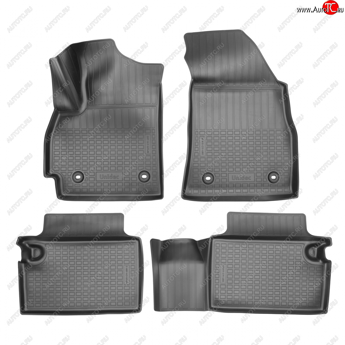 2 369 р. Коврики салонные Norplast Omoda C5 (2021-2025) (черный)  с доставкой в г. Пермь
