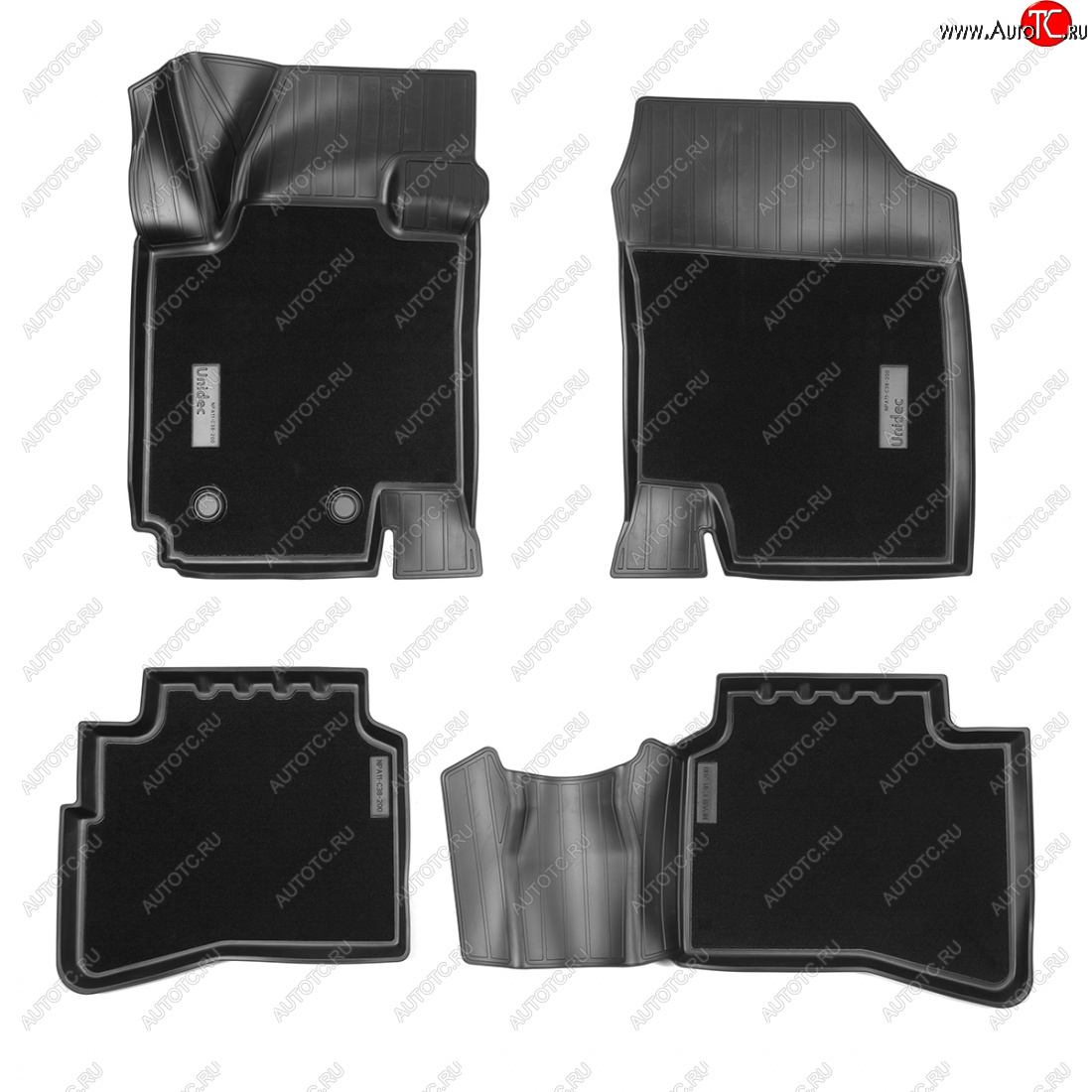 3 799 р. Коврики салонные комбинированные 3D Norplast  JAC JS4 (2021-2025) (черный)  с доставкой в г. Пермь