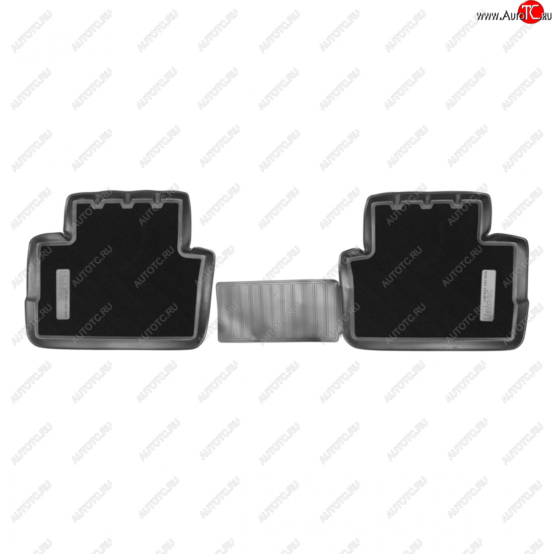 2 559 р. Коврики салонные комбинированные (зад) Norplast  Nissan Qashqai  2 (2013-2019) J11 дорестайлинг (черный зад)  с доставкой в г. Пермь