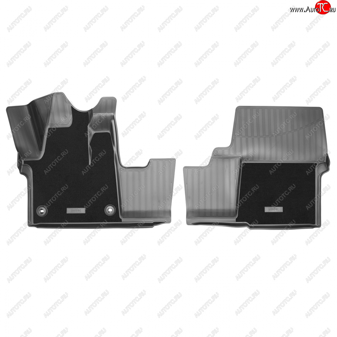 2 799 р. Коврики салонные комбинированные 3D (передняя пара) Norplast  Opel Zafira Life  С (2019-2025) (черный)  с доставкой в г. Пермь