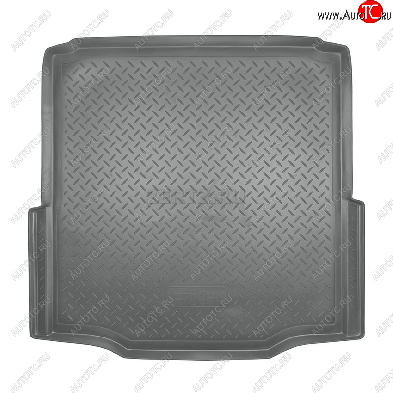 2 389 р. Коврики в багажное отделение Norplast Skoda Superb B6 (3T) лифтбэк дорестайлинг (2008-2013) (серый)  с доставкой в г. Пермь