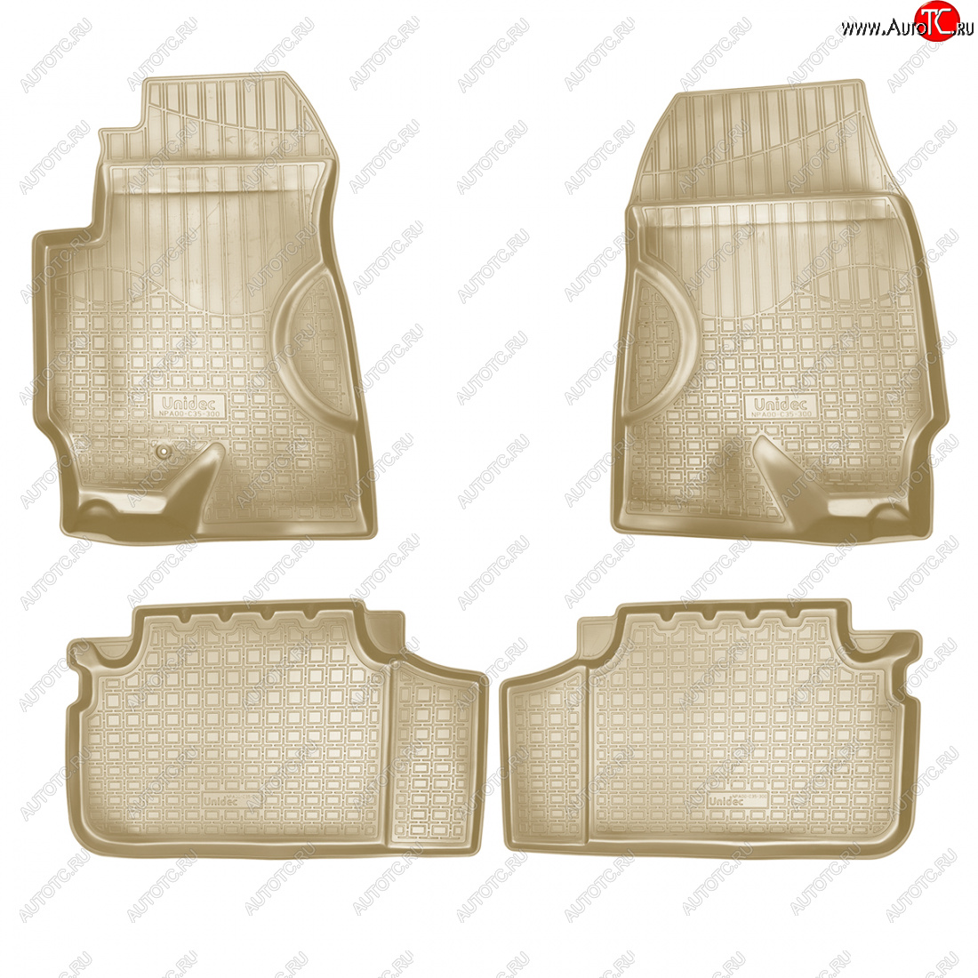 3 299 р. Коврики салонные Norplast Haima 3 HMC7185A седан (2010-2013) (бежевый)  с доставкой в г. Пермь