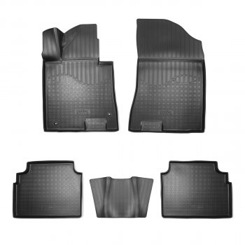 Коврики салонные литьевые 3D Norplast KIA K5  DL (2019-2022) (черный)
