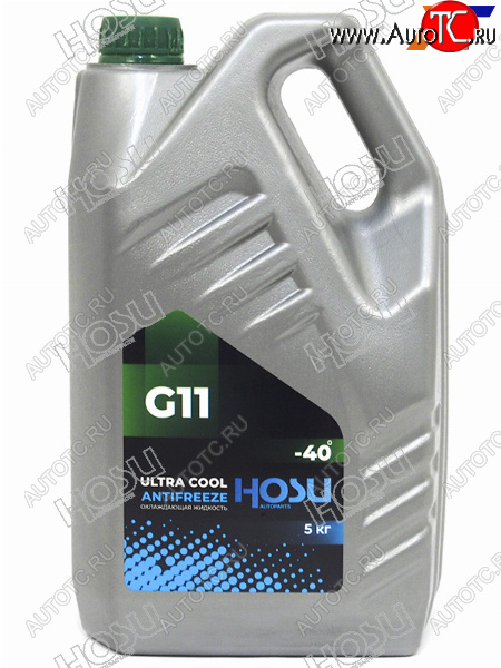 859 р. Антифриз (ULTRA COOL G11 5 кг. -40 C Зелёный) HOSU HSCL0004  с доставкой в г. Пермь