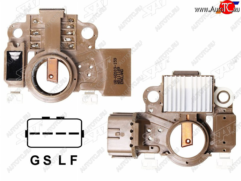 1 099 р. Реле-регулятор напряжения генератора MMC OUTLANDER CW#WASX GA0#LANCER XPAGERO V80906G726G75 SAT ST-1800A087  с доставкой в г. Пермь