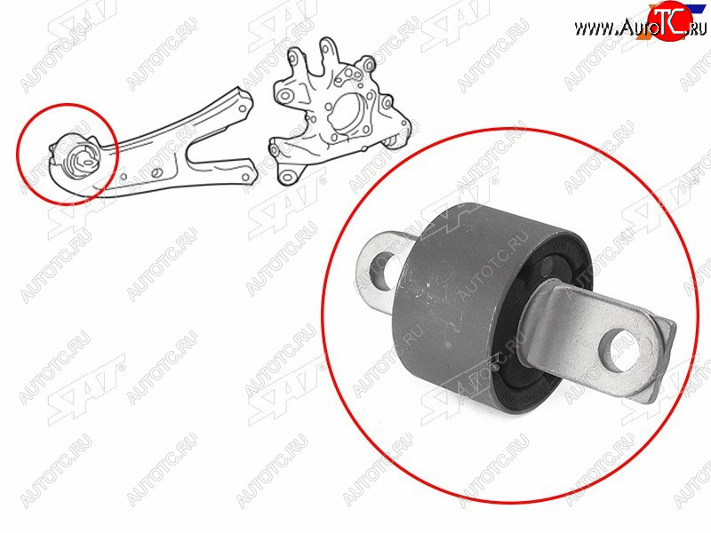 1 789 р. Сайлентблок заднего продольного рычага передний LEXUS RX350 270  450H SAT ST-48725-48071  с доставкой в г. Пермь