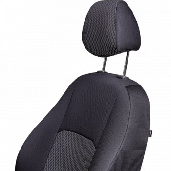7 299 р. Комплект чехлов для сидений, (РЗС 60/40, 3Г жаккард), ДУБЛИН Lord Autofashion  Chevrolet Aveo ( T200,  T250) (2002-2011) хэтчбек 5 дв, седан, седан рестайлинг (черный, вставка Прямоугольник черная, строчка черная)  с доставкой в г. Пермь. Увеличить фотографию 3