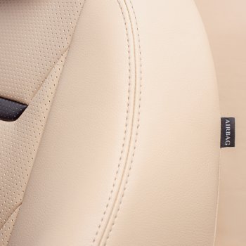 11 899 р. Комплект чехлов для сидений( РЗС 60/40 2П+1Г Орегон) ТУРИН -2 Lord Autofashion  Chevrolet Cruze  J300 (2009-2015) седан дорестайлинг, седан рестайлинг (бежевый, вставка бежевая/черная, строчка бежевая)  с доставкой в г. Пермь. Увеличить фотографию 5