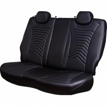 24 649 р. Комплект чехлов для сидений (к. Trend Spor Орегон) БАЙРОН ст ПРЕЗИДЕНТ Lord Autofashion  Ford Focus  3 (2010-2019) универсал дорестайлинг, хэтчбэк дорестайлинг, седан дорестайлинг, седан рестайлинг, универсал рестайлинг, хэтчбэк рестайлинг (черный, вставка черная, строчка бежевая)  с доставкой в г. Пермь. Увеличить фотографию 5