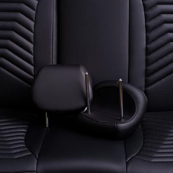 24 649 р. Комплект чехлов для сидений (к. Trend Spor Орегон) БАЙРОН ст ПРЕЗИДЕНТ Lord Autofashion  Ford Focus  3 (2010-2019) универсал дорестайлинг, хэтчбэк дорестайлинг, седан дорестайлинг, седан рестайлинг, универсал рестайлинг, хэтчбэк рестайлинг (черный, вставка черная, строчка бежевая)  с доставкой в г. Пермь. Увеличить фотографию 7