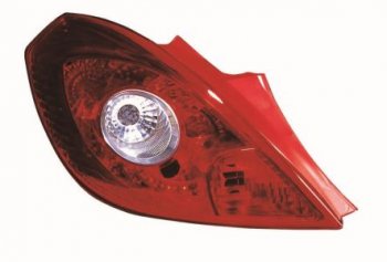 Правый фонарь задний DEPO Opel Corsa  D (2006-2014) дорестайлинг, хэтчбэк 3 дв., 1-ый рестайлинг, хэтчбэк 3 дв., 2-ой рестайлинг, хэтчбэк 3 дв.