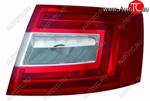 5 299 р. Правый фонарь DEPO  Skoda Octavia A7 дорестайлинг лифтбэк (2012-2017)  с доставкой в г. Пермь