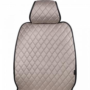 2 699 р. Накидка (2 места Хами) АЛЯСКА ст РОМБ Lord Autofashion   (светло-серая, строчка сераяя)  с доставкой в г. Пермь. Увеличить фотографию 4