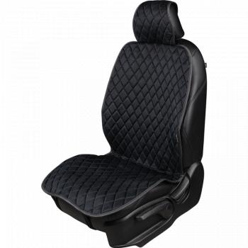 2 499 р. Накидка (2 места Хами) АЛЯСКА ст РОМБ Lord Autofashion   (черный, строчка красная)  с доставкой в г. Пермь. Увеличить фотографию 5
