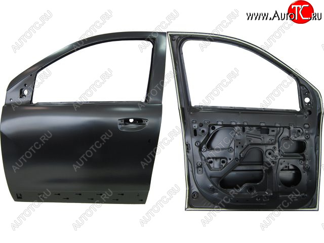 16 999 р. Левая дверь передняя BodyParts  Renault Dokker (2012-2025) (Неокрашенная)  с доставкой в г. Пермь
