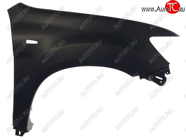 3 699 р. Правое крыло (с отверстием под повторитель поворота, Тайвань) BodyParts  Mitsubishi ASX (2010-2016) дорестайлинг, 1-ый рестайлинг (Неокрашенное)  с доставкой в г. Пермь