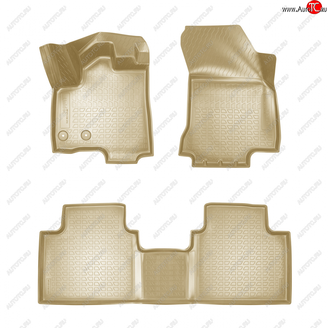3 199 р. Коврики салонные Norplast  JAC JS6 (2022-2025) (бежевый)  с доставкой в г. Пермь
