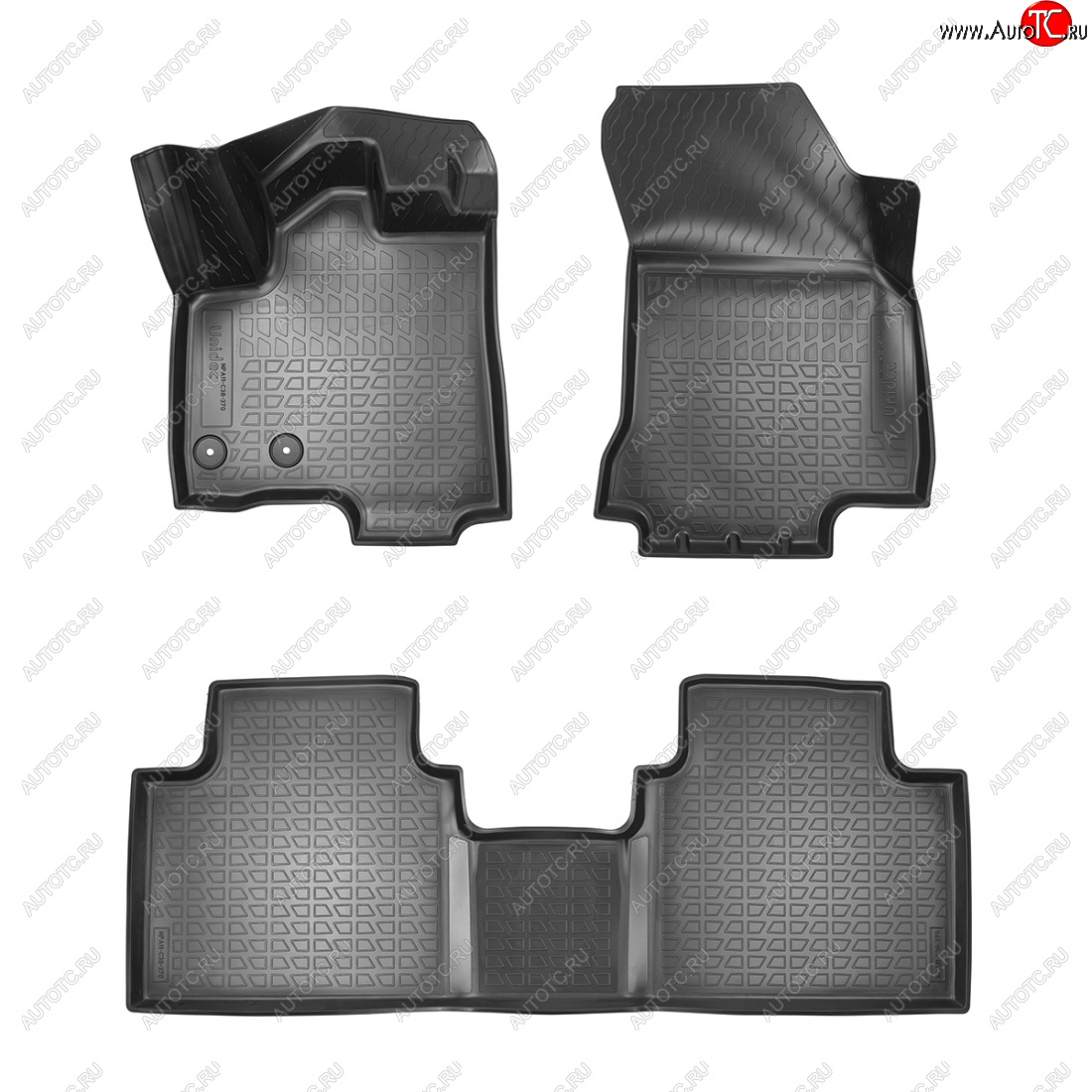 2 599 р. Коврики салонные Norplast JAC JS6 (2022-2025) (черный)  с доставкой в г. Пермь
