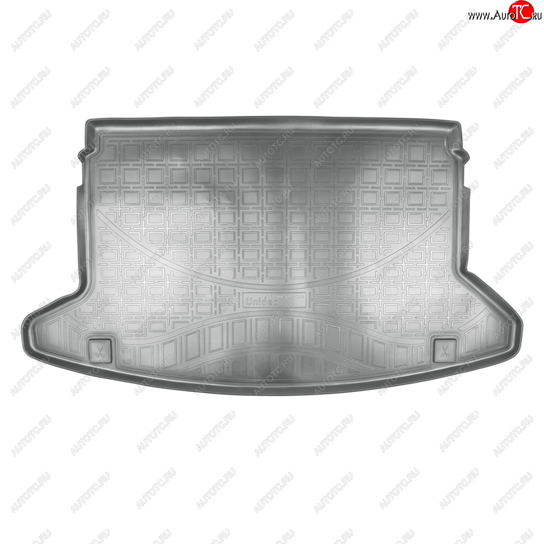 2 079 р. Коврик в багажник Norplast Unidec  KIA Ceed  3 CD (2018-2025) хэтчбэк (Серый)  с доставкой в г. Пермь