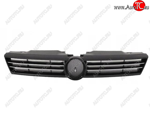 1 389 р. POLO РЕШЕТКА РАДИАТОРА ЧЕРН С ХРОМ МОЛДИНГ (СЕДАН) (Китай) BODYPARTS vwplo10-102  с доставкой в г. Пермь