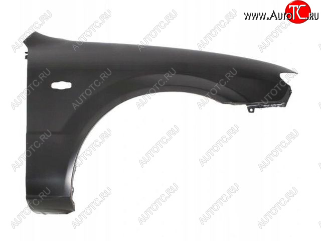 3 289 р. Правое крыло (с отверстием под повторитель поворота, Тайвань) BodyParts Mazda 323/Familia седан BJ дорестайлинг (1998-2000) (Неокрашенное)  с доставкой в г. Пермь
