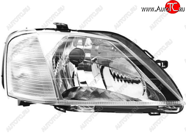 3 299 р. Правая фара (под корректор) DEPO Renault Logan 1 дорестайлинг (2004-2010)  с доставкой в г. Пермь