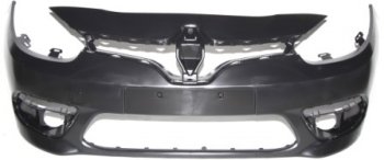 Бампер передний (с отверстием под ПТФ, Италия) BodyParts Renault Fluence (2012-2016) рестайлинг