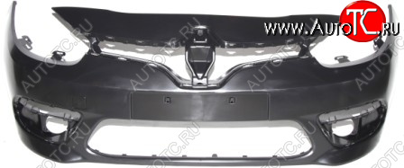 7 299 р. Бампер передний (с отверстием под ПТФ, Италия) BodyParts  Renault Fluence (2012-2016) рестайлинг (Неокрашенный)  с доставкой в г. Пермь