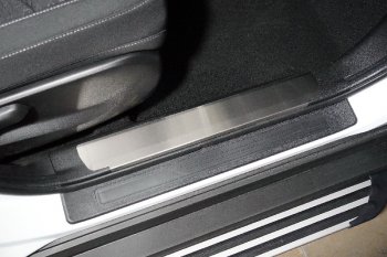 Накладки на пластиковы пороги, ТСС Тюнинг Haval M6 (2021-2025) (лист шлифованный)