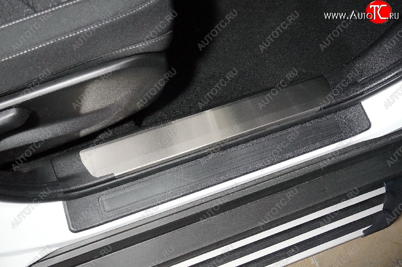 2 199 р. Накладки на пластиковы пороги, ТСС Тюнинг Haval M6 (2021-2025) (лист шлифованный)  с доставкой в г. Пермь