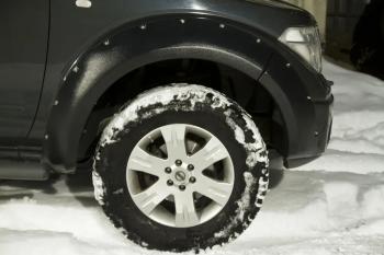 17 599 р. Расширители колесных арок Русская Артель Nissan Navara 2 D40 дорестайлинг (2004-2010) (глянец под покраску)  с доставкой в г. Пермь. Увеличить фотографию 2