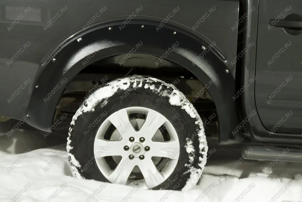 17 599 р. Расширители колесных арок Русская Артель Nissan Navara 2 D40 дорестайлинг (2004-2010) (глянец под покраску)  с доставкой в г. Пермь