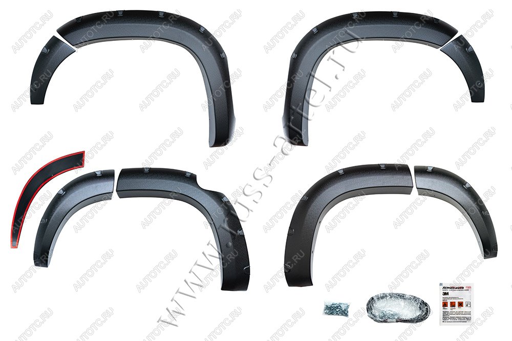 27 549 р. Расширители колесных арок Русская Артель  Toyota Land Cruiser Prado  J150 (2009-2013) дорестайлинг (шагрень)  с доставкой в г. Пермь