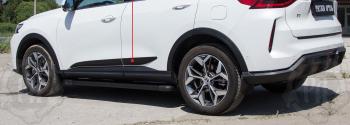 Молдинг двери задний правый Русская Артель Haval F7  дорестайлинг (2018-2022) (глянец под покраску)