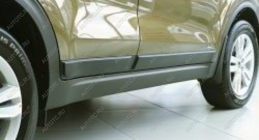 1 559 р. Молдинг двери передний левый Русская Артель  KIA Sportage  4 QL (2016-2018) дорестайлинг (глянец под покраску)  с доставкой в г. Пермь