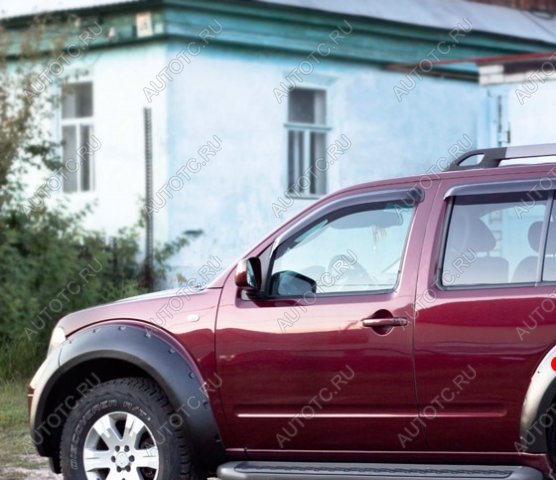 5 399 р. Расширители колесных арок (передний левый) Русская Артель   Nissan Pathfinder  R51 (2004-2007) дорестайлинг (глянец под покраской)  с доставкой в г. Пермь