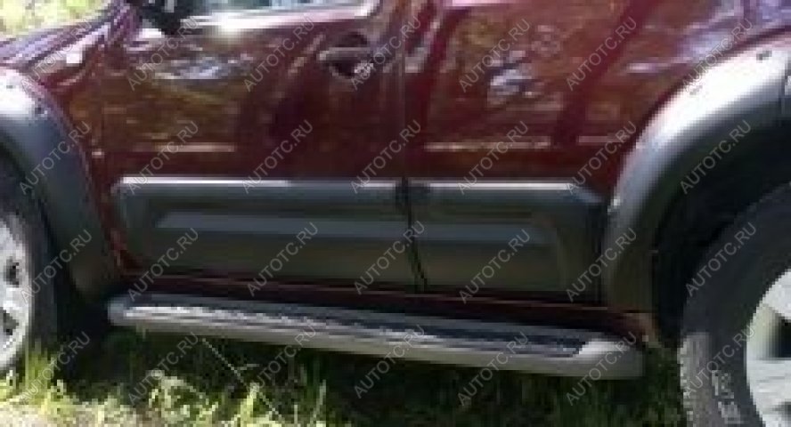 2 999 р. Молдинг двери передний правый широкий Русская Артель Nissan Pathfinder R51 дорестайлинг (2004-2007) (глянец под покраску)  с доставкой в г. Пермь