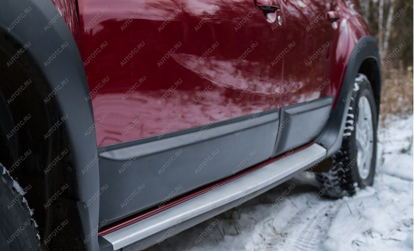 2 059 р. Молдинг двери задний правый Русская Артель Renault Duster HS дорестайлинг (2010-2015) (шагрень)  с доставкой в г. Пермь