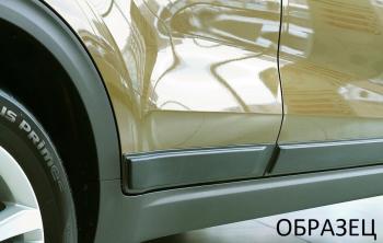 Молдинг двери задний правый Русская Артель Renault Logan 1 рестайлинг (2010-2016) (глянец под покраску)