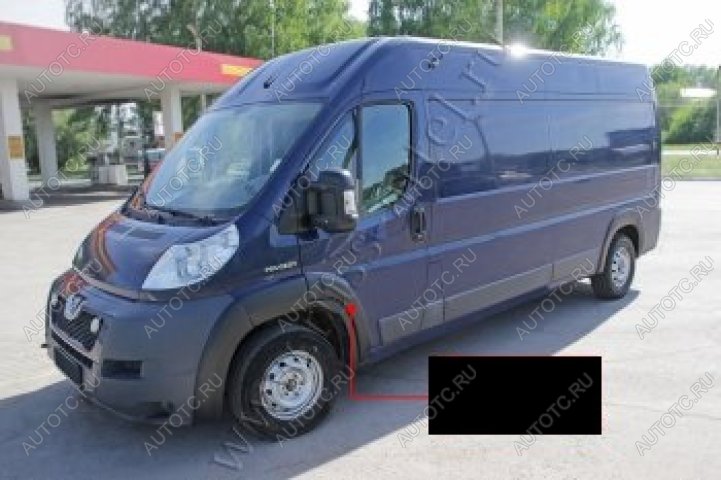 2 709 р. Расширитель колесных арок (передний правый) Русская Артель Fiat Ducato 250 (2006-2014) (глянец под покраску)  с доставкой в г. Пермь