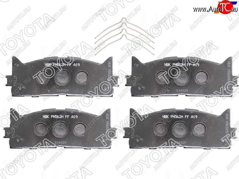 9 449 р. Колодки тормозные передние FR-FL SAT Toyota Camry V40 (1994-1998)  с доставкой в г. Пермь