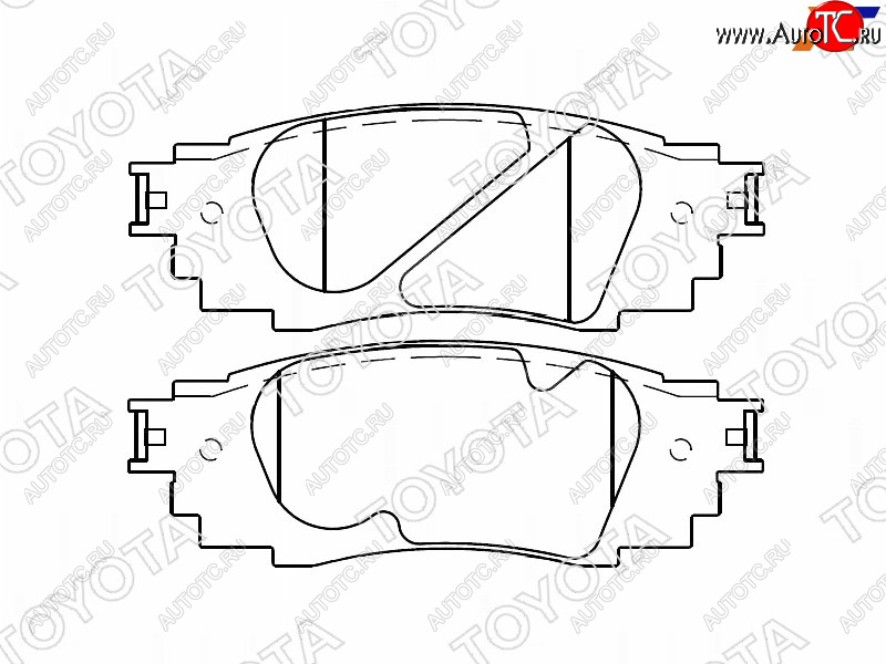 8 199 р. Колодки тормозные задние RH-LH SAT Lexus RX350 AL20 дорестайлинг (2015-2019)  с доставкой в г. Пермь