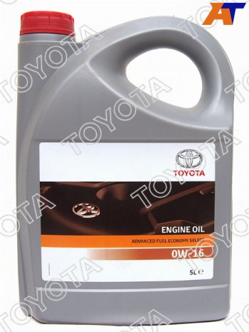 10 699 р. Масло моторное TOYOTA (синтетика) 0W-16 AFE 5Л                                                       TOYOTA 08880-83889  с доставкой в г. Пермь. Увеличить фотографию 1