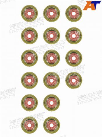 3 199 р. Комплект маслосъёмных колпачков BMW X5(E70) X6(E71) 5(F10)  N57D30B VICTOR REINZ 12-37281-01  с доставкой в г. Пермь. Увеличить фотографию 1