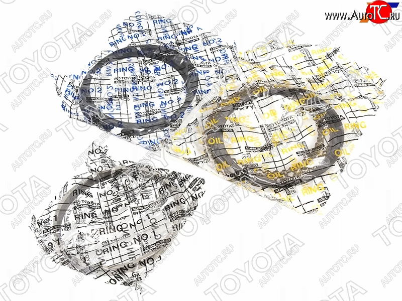 36 649 р. Кольца поршневые (ремонтные) TOYOTA LAND CRUISER 200 07- 2UZ (+0,5) TOYOTA 13013-50162  с доставкой в г. Пермь
